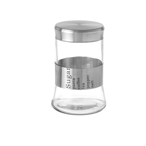 Recipient sticlă zahăr Unimasa Transparent, 1100 ml