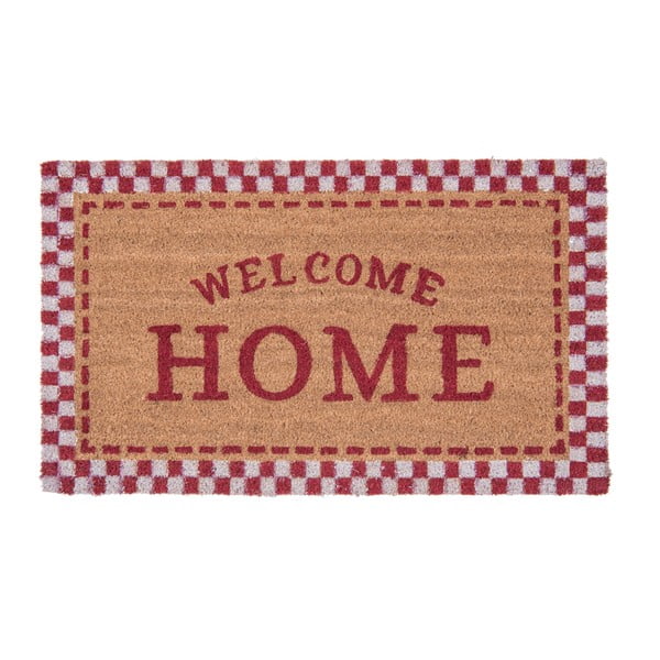 Covor cu detalii roșii Clayre & Eef Doormat, 75 x 45 cm