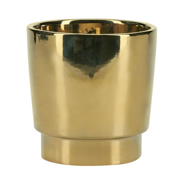 Ghiveci din ceramică Miss Étoile Flowerpot, ø 11,5 cm, auriu