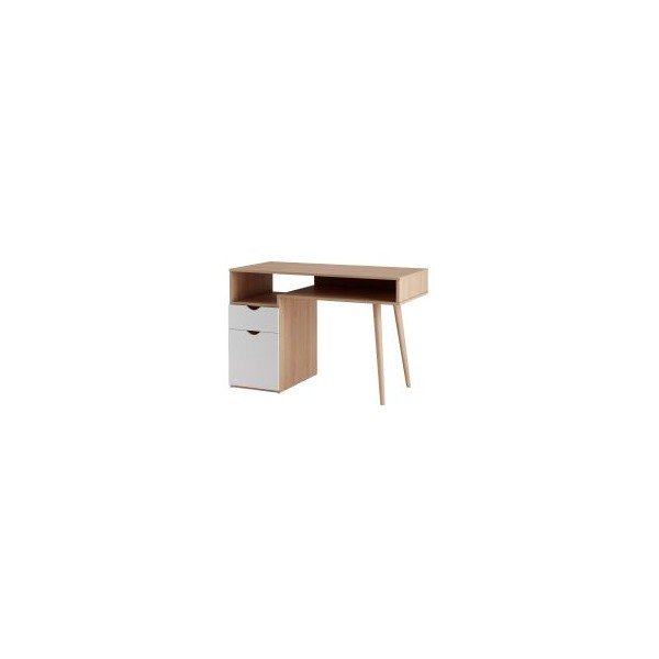 Birou cu aspect de lemn de stejar 55x120 cm Scandi - Støraa-image-2