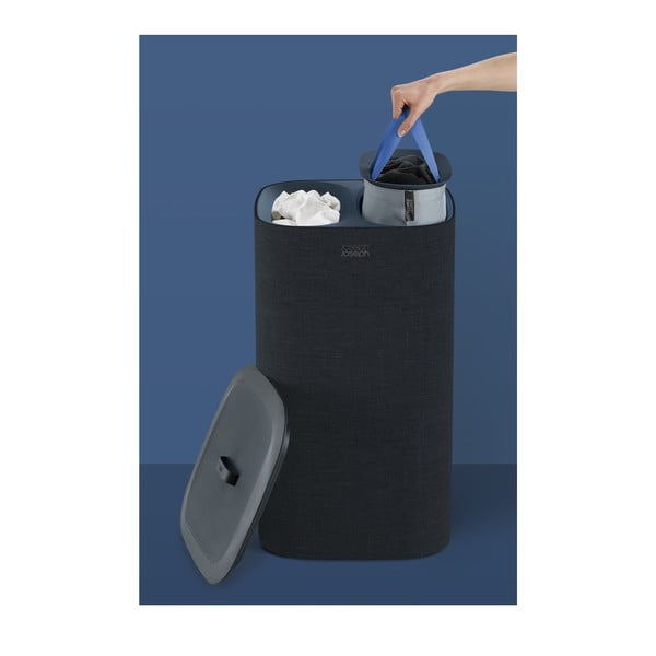 Coș de rufe gri antracit 2x30 l din material textil Tota – Joseph Joseph-image-3