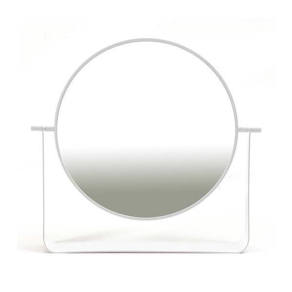 Oglindă de birou HARTÔ, Ø 38 cm, alb