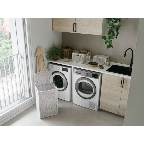 Coș de rufe crem din plastic reciclat 60 l Kaya – Curver-image-2