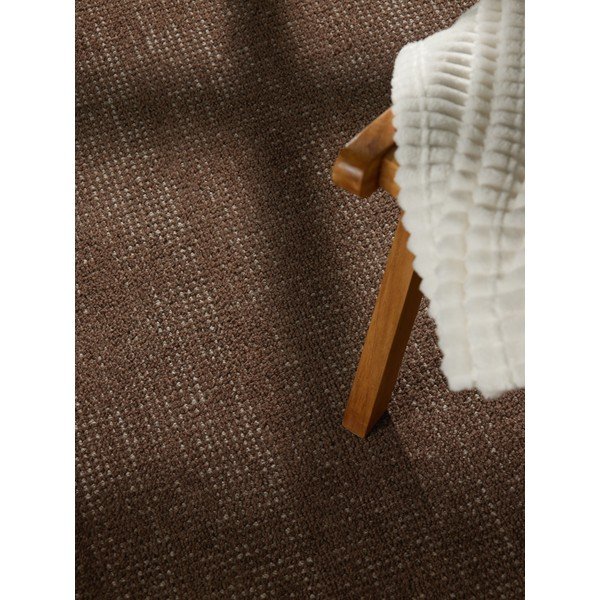 Covor maro țesut manual rotund din lână ø 200 cm Greenwich – Ted Baker-image-3