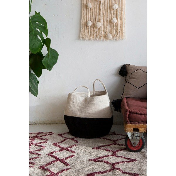 Coș de depozitare din material textil ø 30x35 cm Zoco – Lorena Canals-image-1