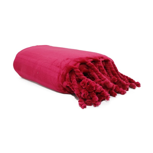 Pătură, roz închis, Domarex Tassel, 130x160 cm