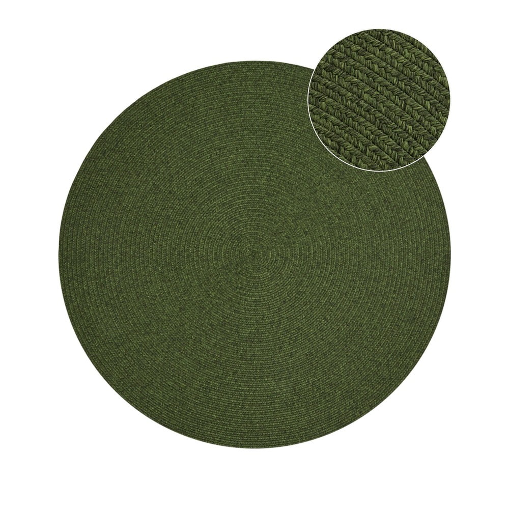 Covor verde rotund de exterior ø 200 cm - NORTHRUGS