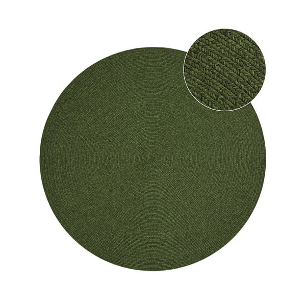 Covor verde rotund de exterior  ø 200 cm - NORTHRUGS