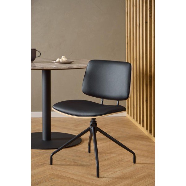 Scaun de dining negru Owen – Actona-image-3