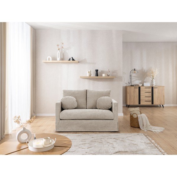 Husă bej cu 2 locuri Paphos – Ropez-image-1