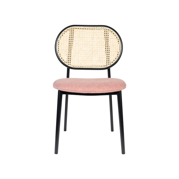 Scaun de dining negru/roz deschis Spike – Zuiver-image-2