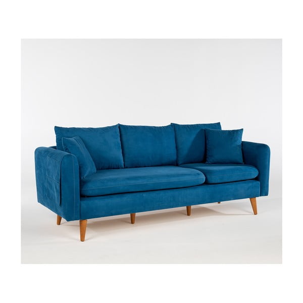 Canapea albastru-închis 215 cm Sofia – Balcab Home-image-2