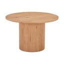 Masă de dining rotundă cu aspect de lemn de plop ø 120 cm Boavista – House Nordic