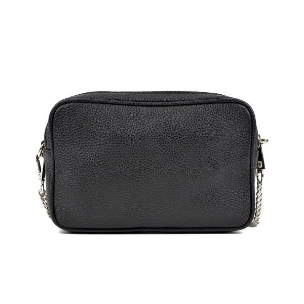 Geantă din piele Isabella Rhea Rose, negru-image-4