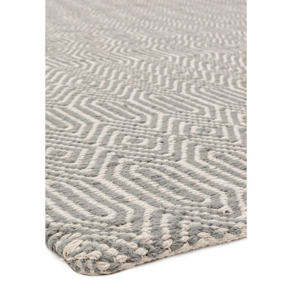 Covor gri deschis din lână 120x170 cm Sloan – Asiatic Carpets-image-2