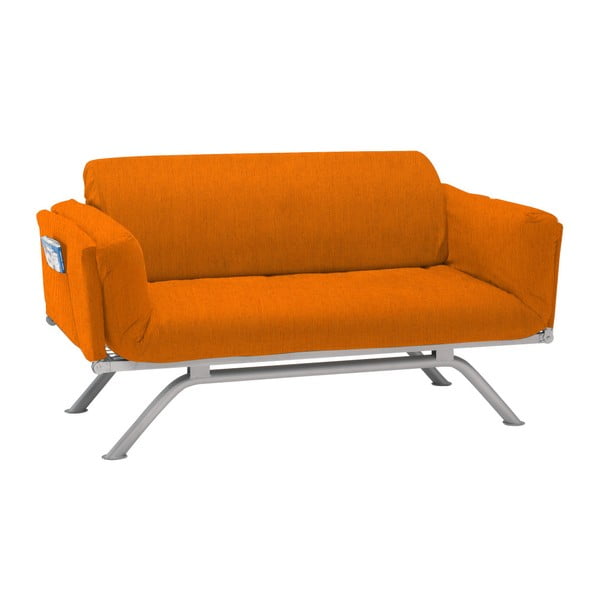 Canapea extensibilă cu 3 locuri 13Casa Kargo, portocaliu