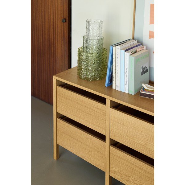Comodă în culoare naturală cu aspect de lemn de stejar 150x65x40 cm Forma – Hübsch-image-2