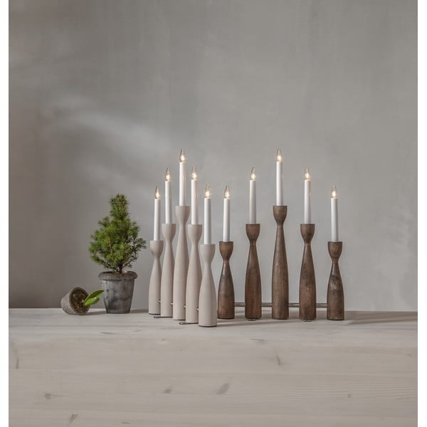 Decorațiune luminoasă de Crăciun în culoare naturală închisă cu alimentare la priză Midja 2.0 – Star Trading-image-3