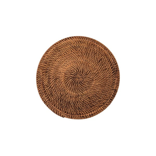 Suport din ratan pentru farfurie Tiseco Home Studio, ø 36 cm, maro