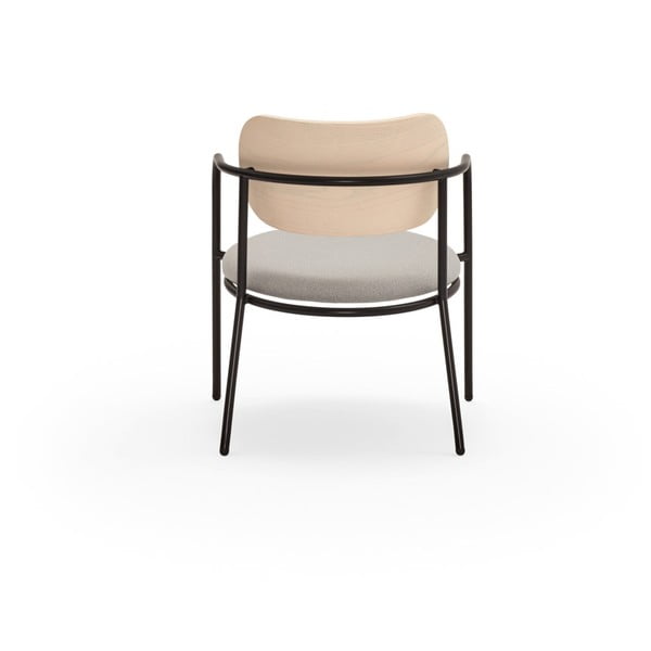 Fotoliu  gri deschis în decor de frasin Eclipse - Teulat-image-4