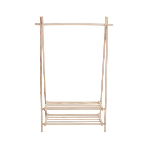 Suport pentru haine în culoare naturală deschisă din lemn de pin 100x150x41 cm Cole – Jotex-image-4