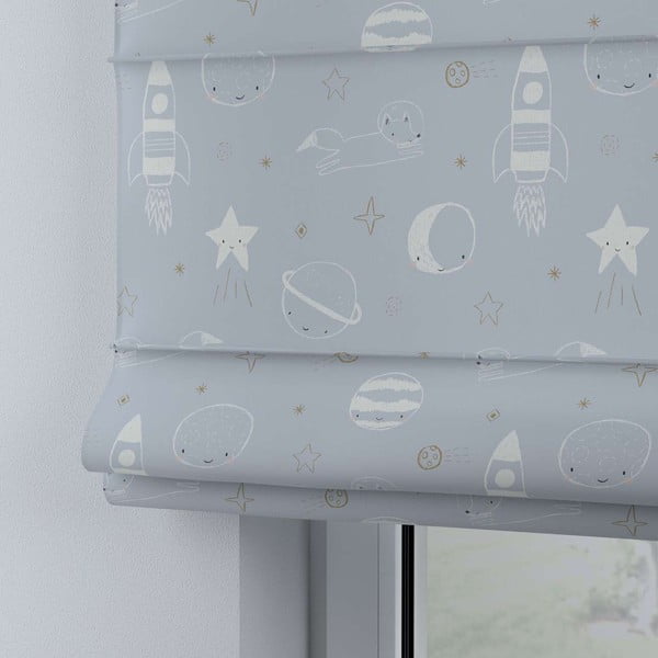 Jaluzea pentru copii albastră-gri 170x100 cm Magic - Yellow Tipi-image-1