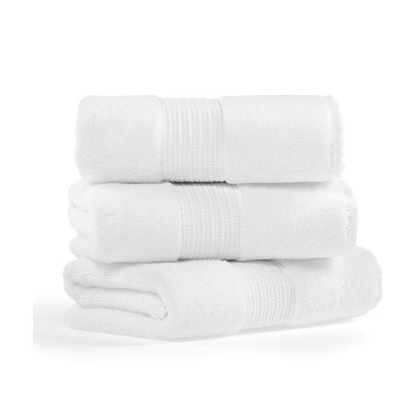 Prosop alb din bumbac 50x90 cm Chicago – Foutastic-image-1