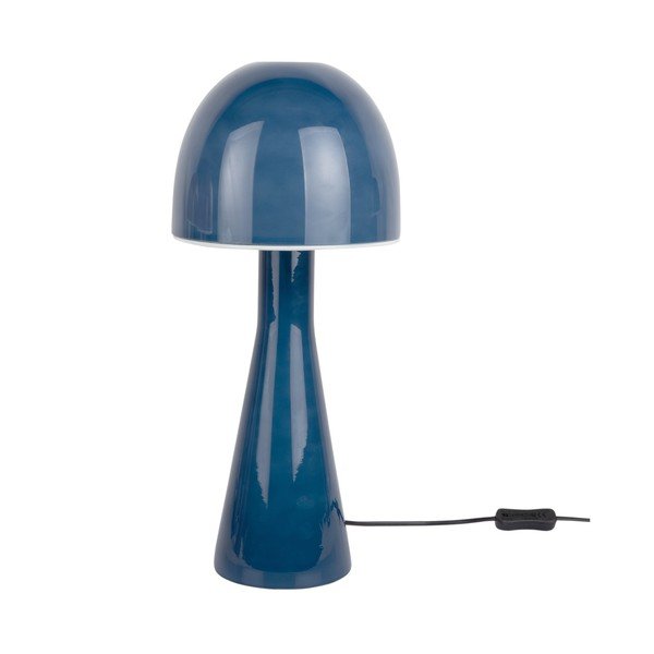 Veioză albastru-închis cu abajur din sticlă (înălțime 45 cm) Bombin – Leitmotiv