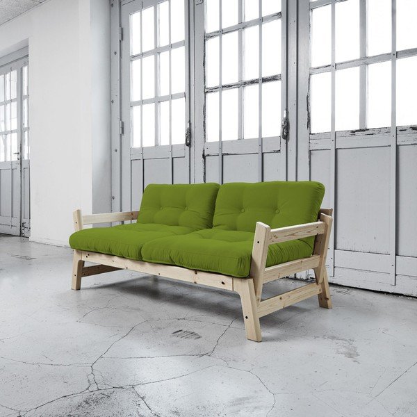 Canapea extensibilă Karup Step Natural/Lime-image-2