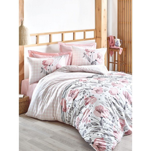 Lenjerie de pat din bumbac Cotton Box Juana, 200 x 200 cm