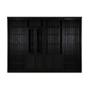 Bibliotecă maro din lemn de pin 296x223 cm Anita – Støraa