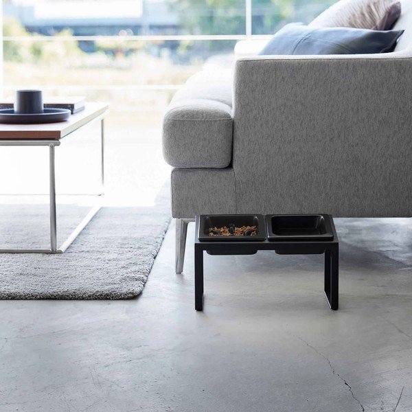 Set boluri cu suport pentru animale de companie din ceramică Nooks – YAMAZAKI-image-3