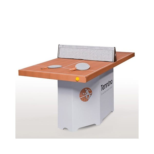 Masă de ping-pong din carton Kartoni Tenninoi, albă