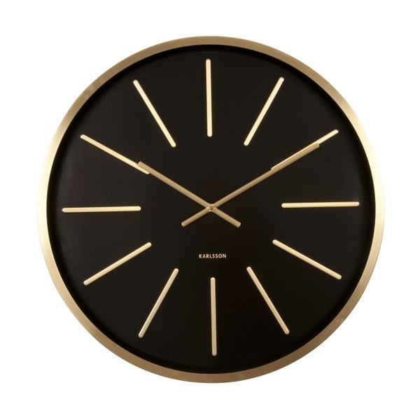 Ceas de perete Present Time Maxiemus Bras, negru 