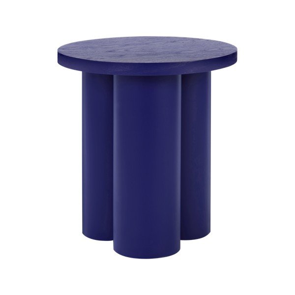 Scaun tip taburet albastru Oly – noo.ma