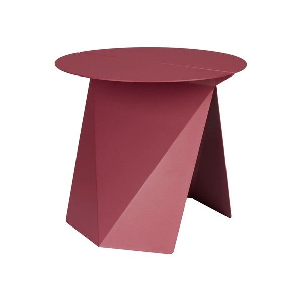 Măsuță auxiliară rotundă din metal 45x46 cm Foldy – Zuiver-image-2