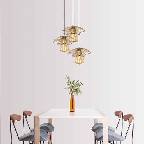 Lustră Squid Lighting Root, înălțime 117 cm, auriu-image-2