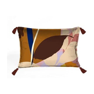Pernă cu husă din catifea Velvet Atelier Borlas, 50 x 35 cm