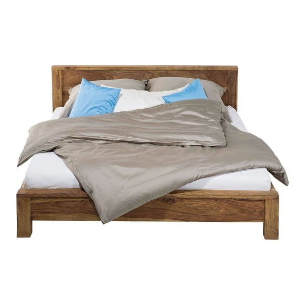 Pat din lemn exotic Kare Design Authentico Bett, 160 x 200 cm-image-4