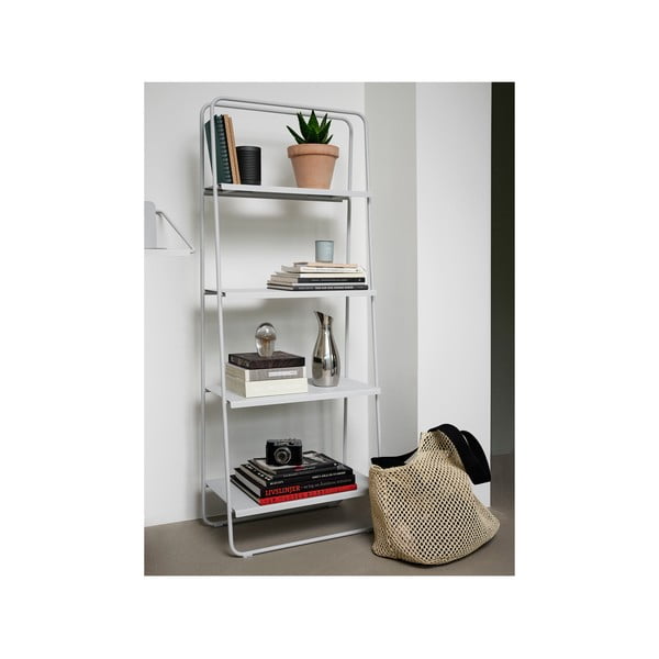 Etajeră gri deschis din metal 29x141 cm A-Bookshelf – Zone-image-2