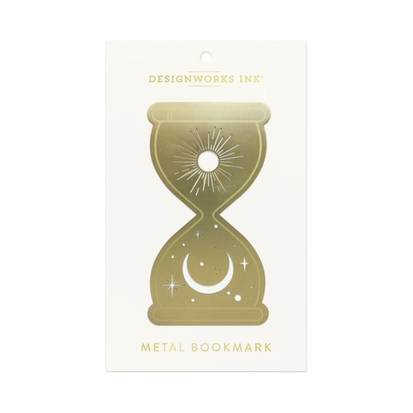 Semn de carte metalic Hourglass - DesignWorks Ink