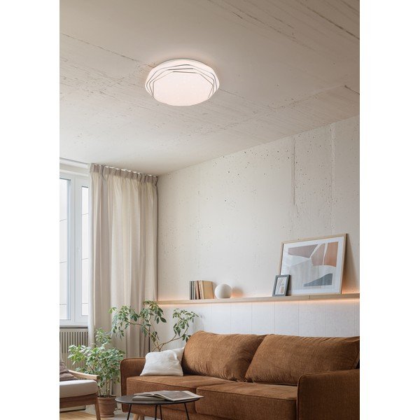 Plafonieră albă LED ø 38 cm Dizzy – Reality-image-1