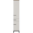 Dulap de baie înalt gri-bej cu aspect de nuc 34x190 cm Yonkers - Germania
