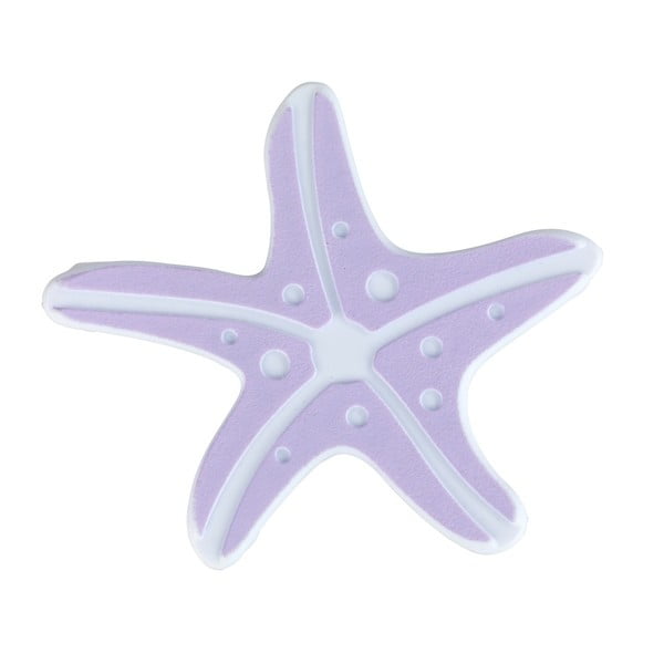 Set 5 suporturi antiderapante pentru cadă Wenko Starfish, violet deschis
