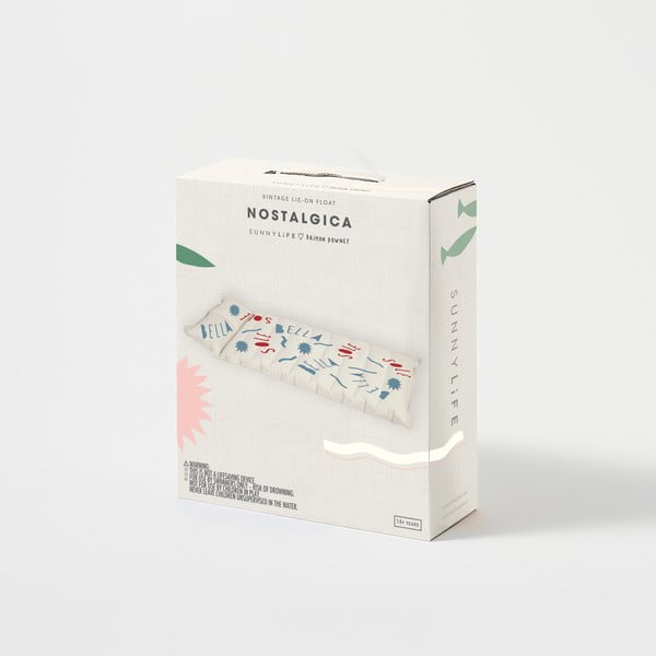 Saltea gonflabilă Sunnylife Nostalgica, 193 x 70 cm-image-4