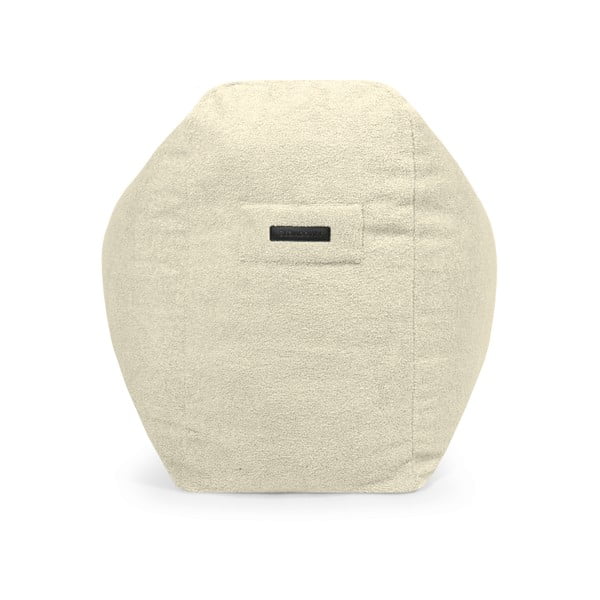 Fotoliu bean bag maro cu tapițerie din țesătură bouclé Snug Long 140 – SLOWDOWN-image-4