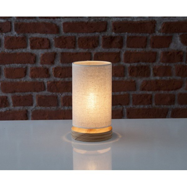 Veioză cu baza din lemn Homemania Lola-image-1