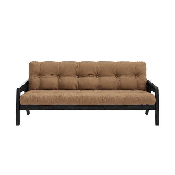 Canapea extensibilă maro 204 cm Grab - Karup Design