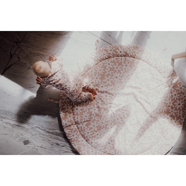 Saltea de joacă pentru copii roz Blash Daisies – Malomi Kids-image-3