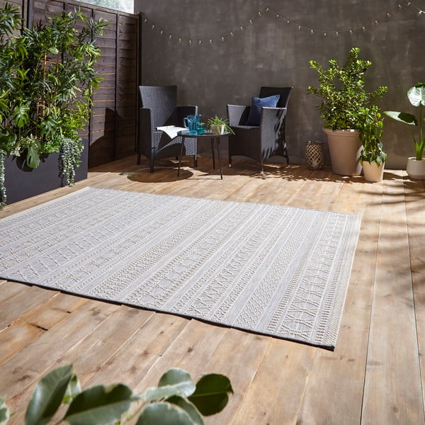 Covor de exterior gri 170x120 cm Coast - Think Rugs-image-2